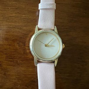 Pink American Apparel Genuine Leather Watch